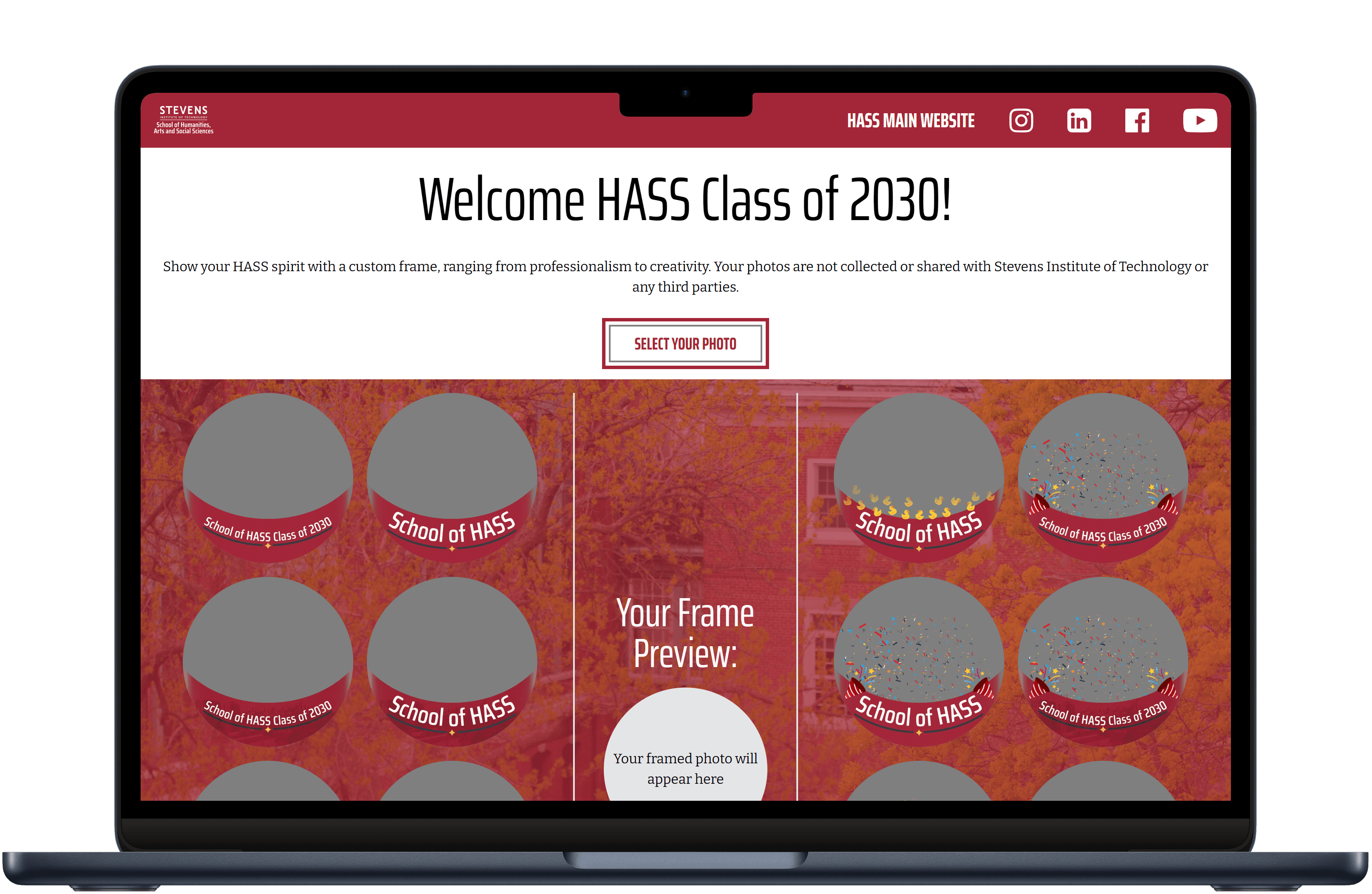 HASS 2030 Profile Picture Frame Generator